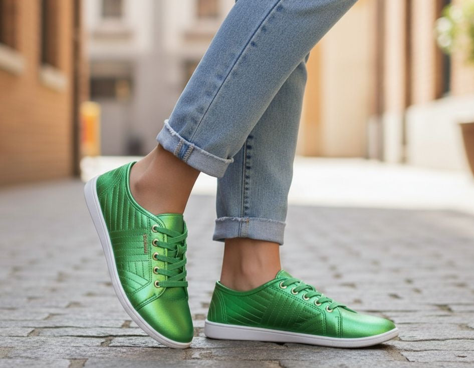 Tenis cerrado Metalizado Viena- Moleca