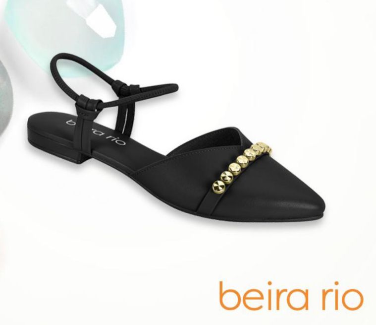 Sandalias cerradas con detalle oro Elas