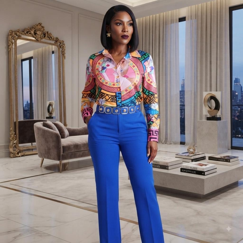 Blusa de vestir fashion