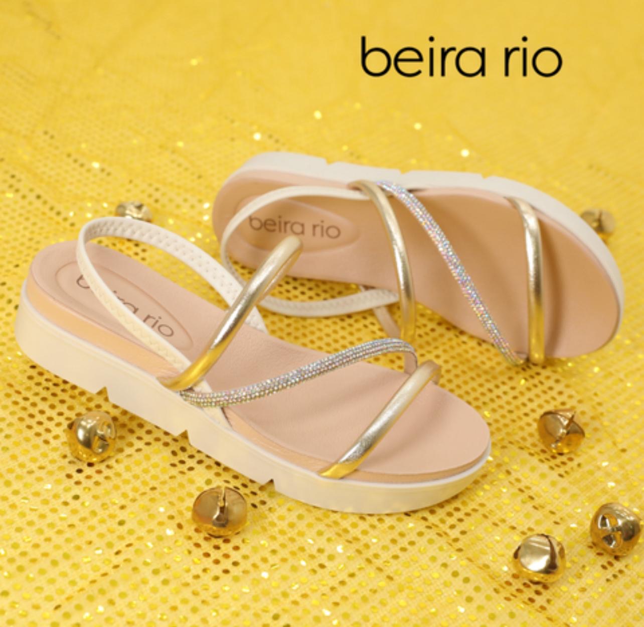 Sandalias Beira rio-Glam Met