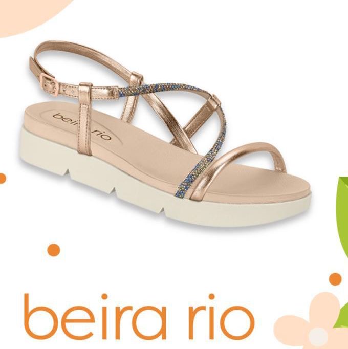 Sandalias Beira rio-Glam Met