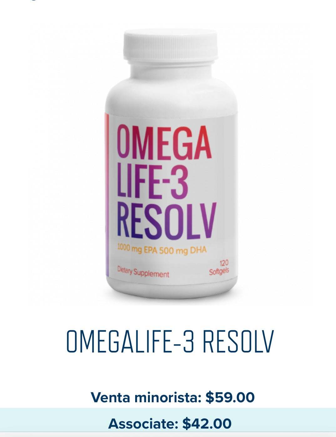 Omega Life-3 Resolv