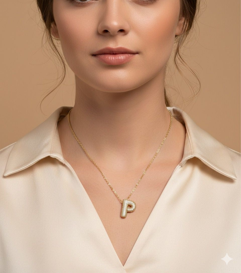 Cadena letras Stainless Stee