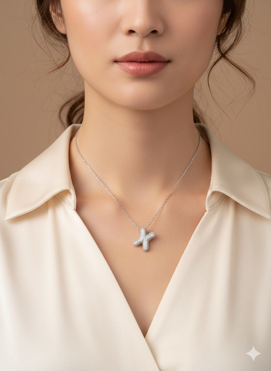 Cadena letras Stainless Stee