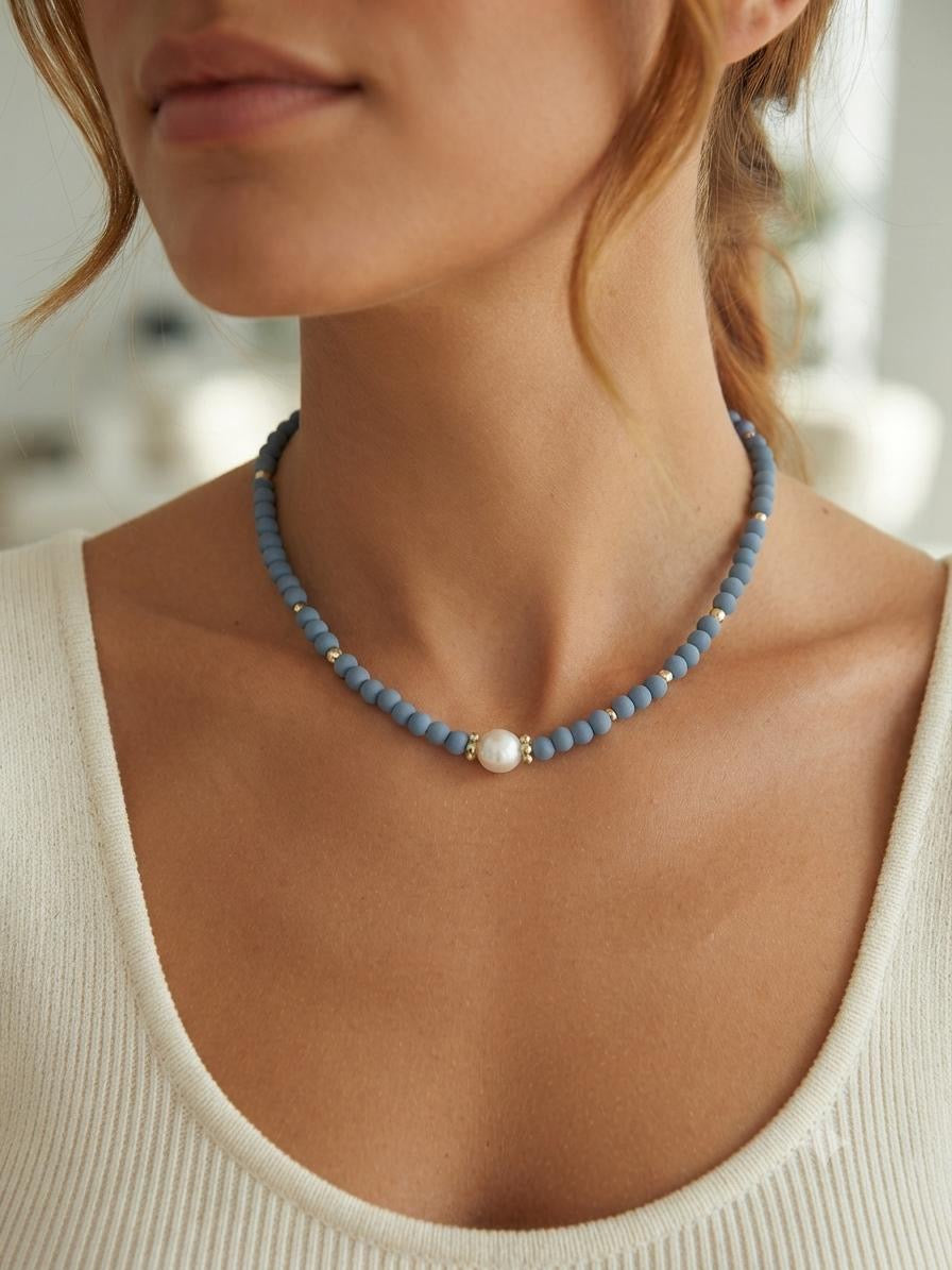 Collar con perla