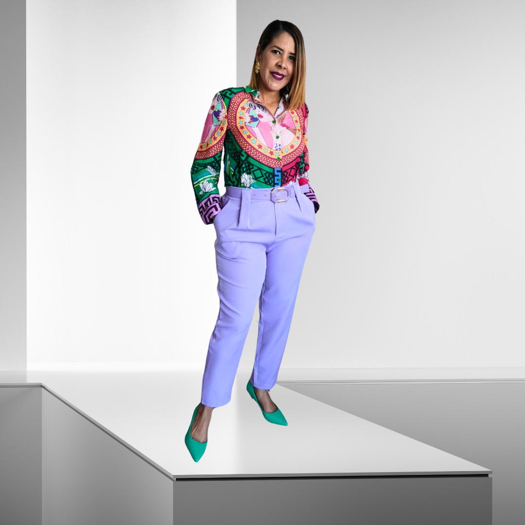 Pantalón formal con cinturón